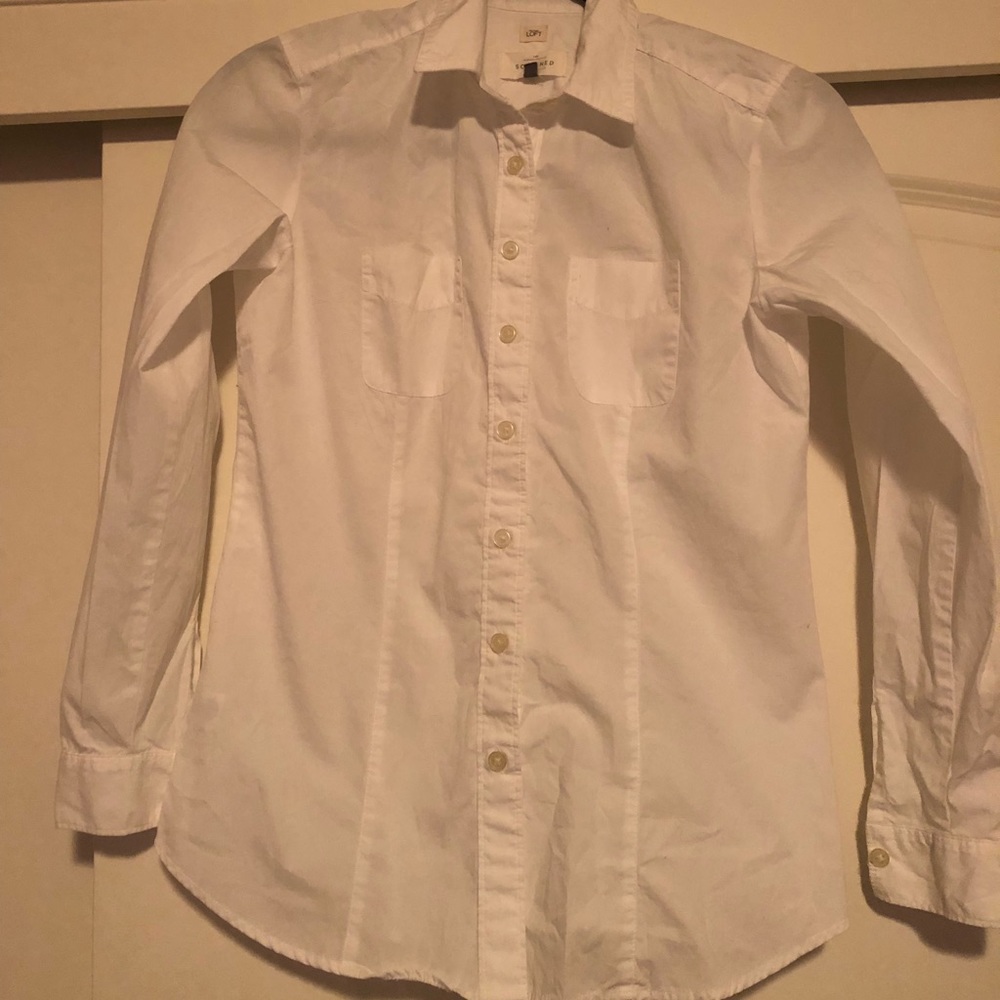 Loft button down softened shirt
